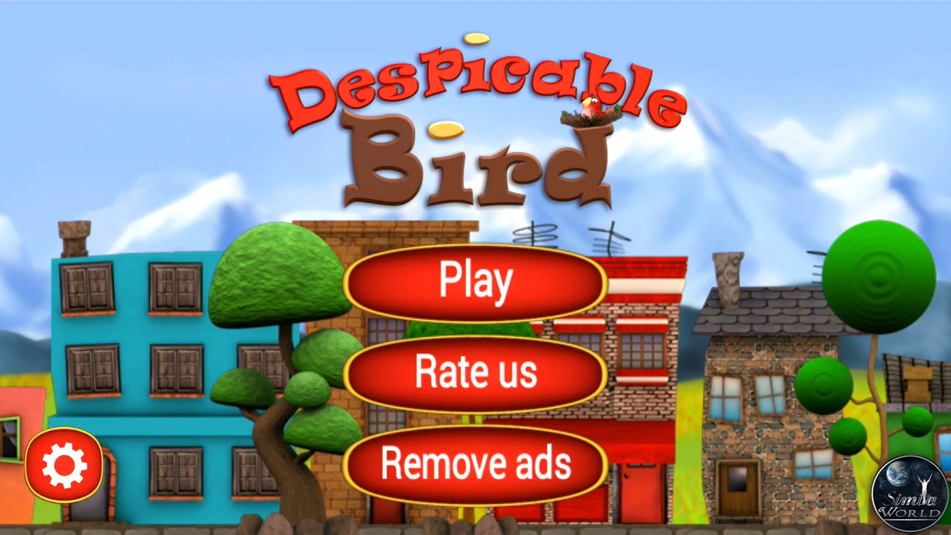 Despicable Bird main menu