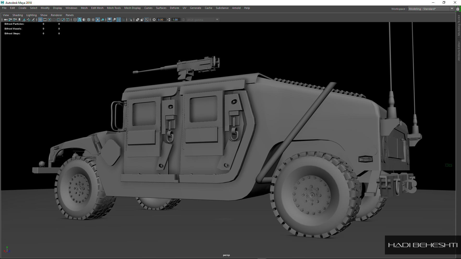 3d Modeling-Humvee_PS_3_Hadi Beheshti CG Artist